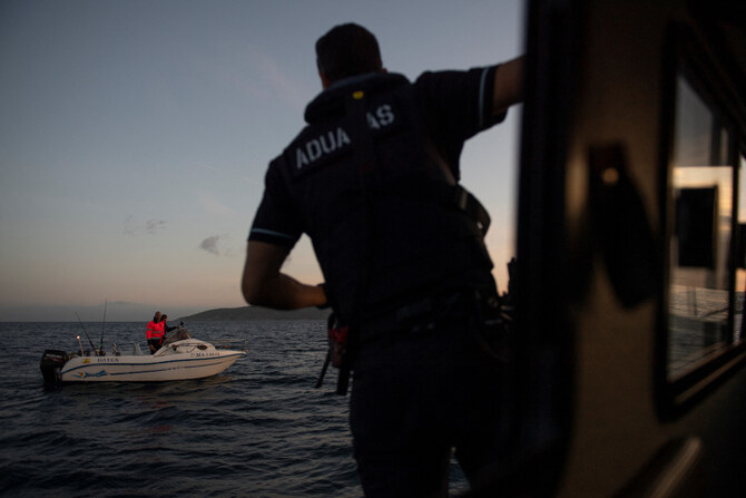 Footage shows Spanish police boat ramming suspected migrant vessel off North Africa