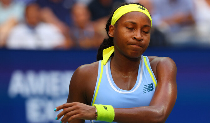 Champion Gauff knocked out of US Open by Navarro after serving horror show