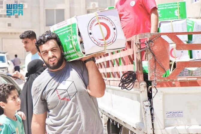 KSrelief provides aid, food assistance in Libya, Sudan, Turkiye and Lebanon