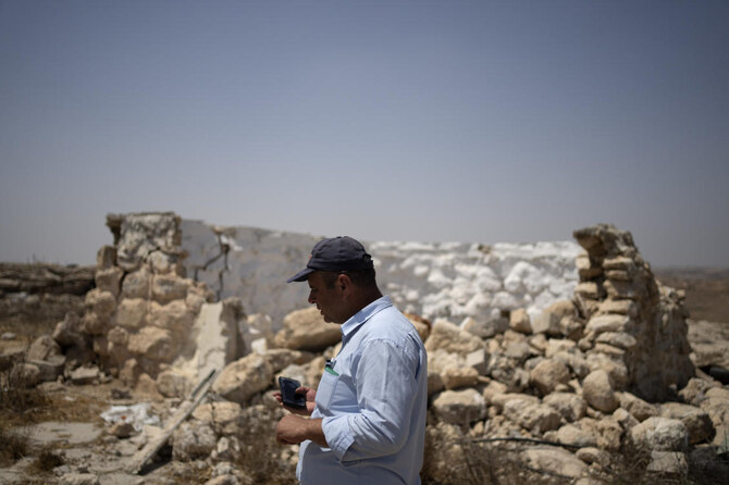 Chased away by Israeli settlers, these Palestinians returned to a village in ruins