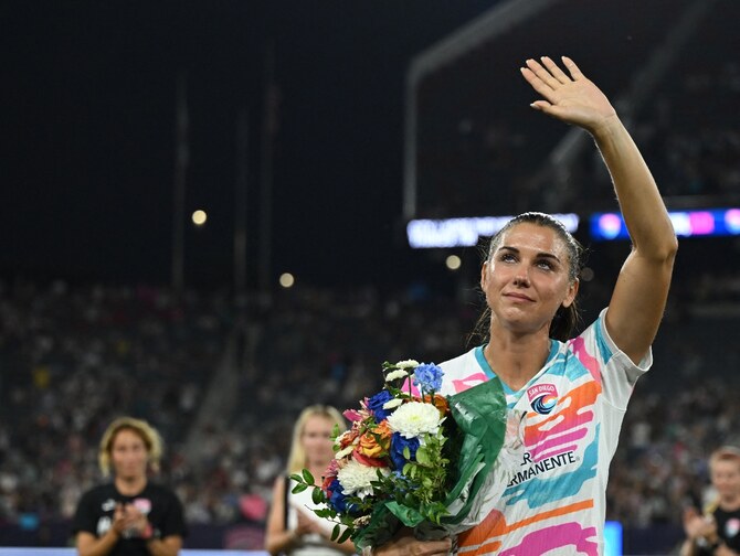 Alex Morgan says goodbye with final match after an illustrious 15-year career